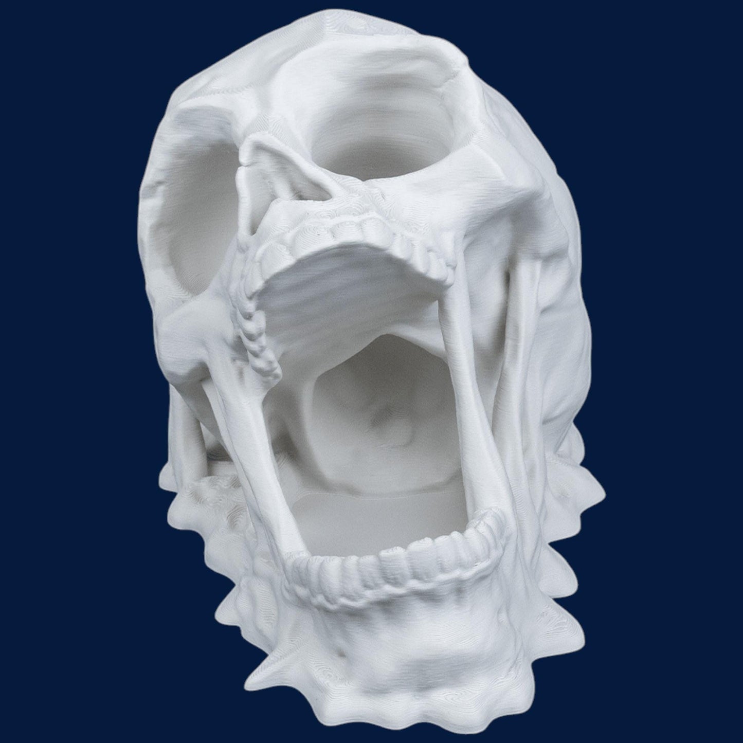 Doom Skull Dice Tower, Dark Fantasy RPG Accessory, 3D Printed Tabletop Roller