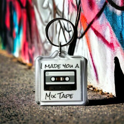 Personalized Mixtape Keychain | NFC Programmable Playlist