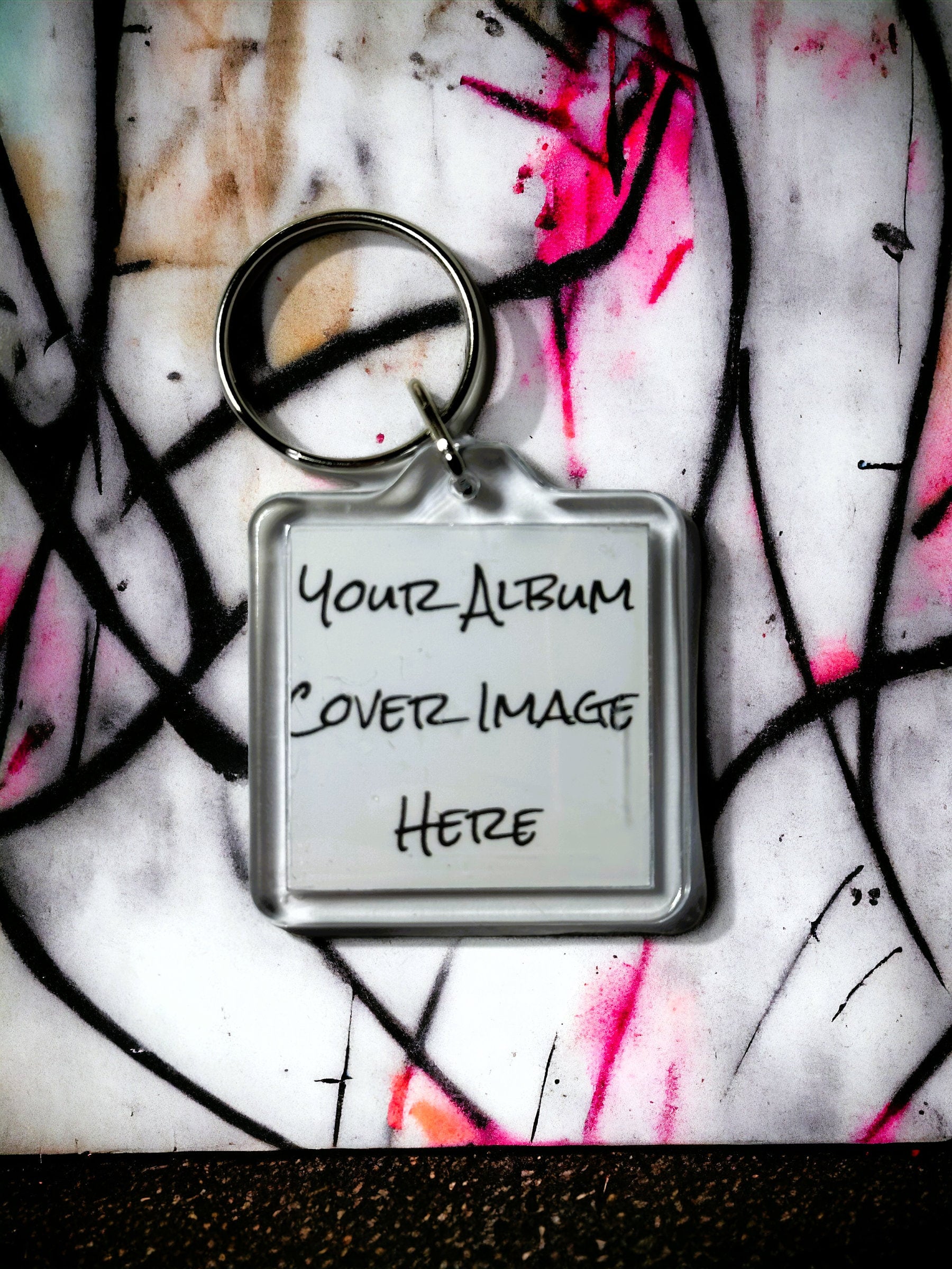 Personalized Mixtape Keychain | NFC Programmable Playlist