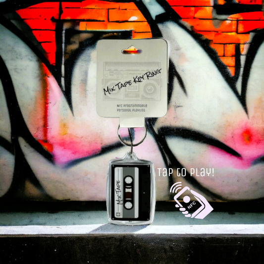 Custom Mixtape Keychain: NFC Programmable Playlist