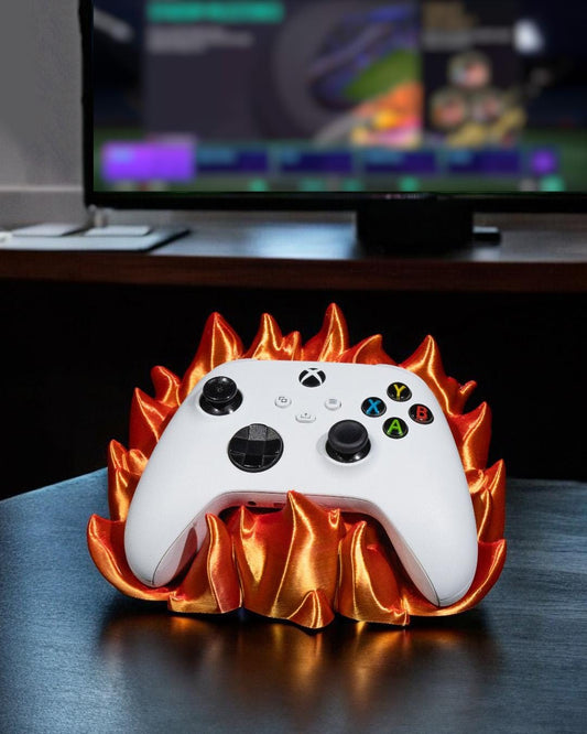 Flame Game Controller Stand, Gamer Gift, Xbox, PlayStation