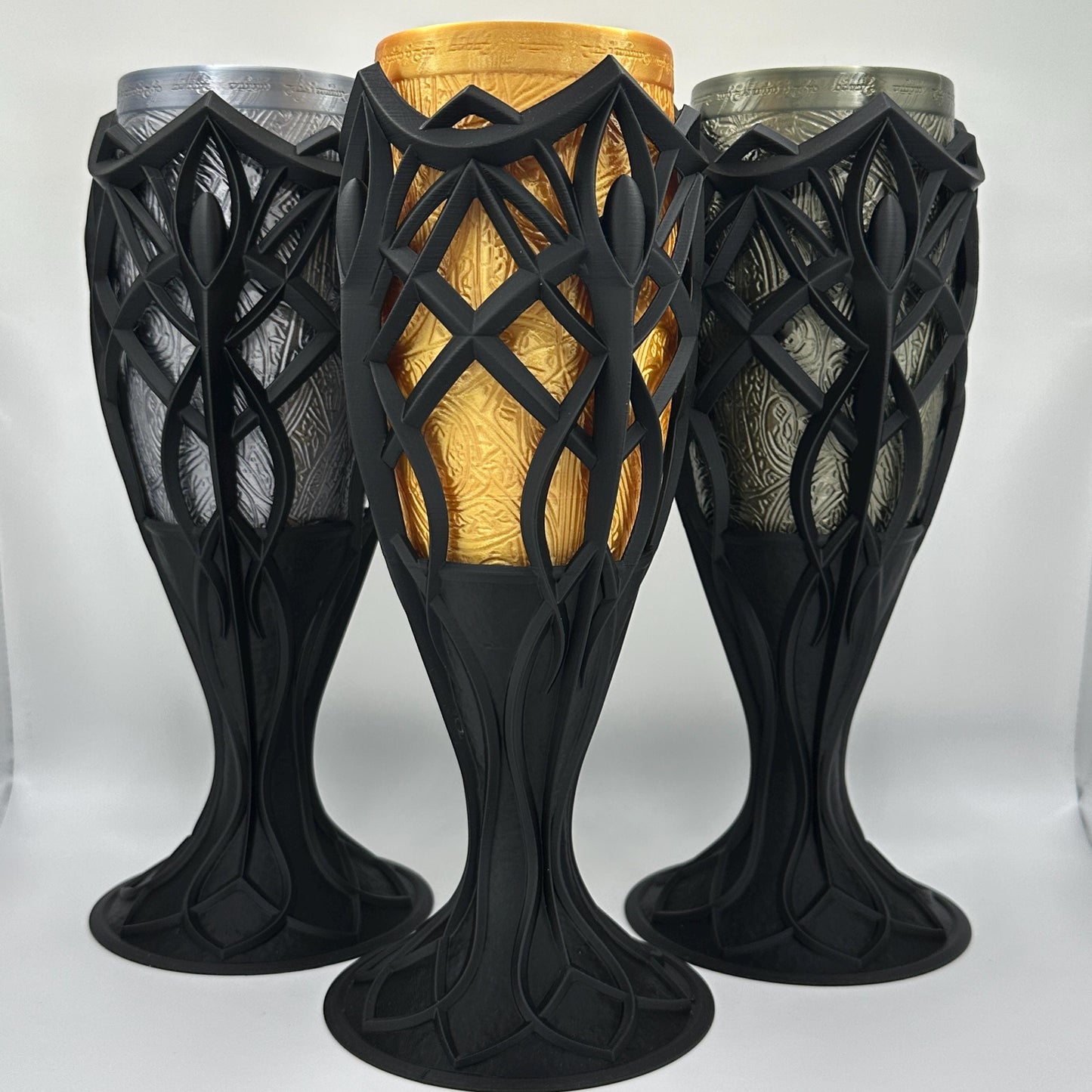 Fantasy Chalice Elven Themed Goblet Beverage Holder Cosplay Chalice