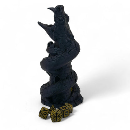 3D Printed Basilisk Dice Tower: Unique RPG Gaming Accessory