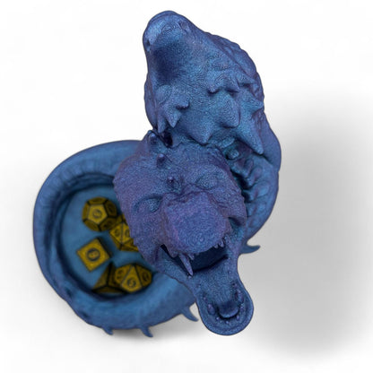 3D Printed Twin Dragon Dice Tower, D&D Gaming Accessory