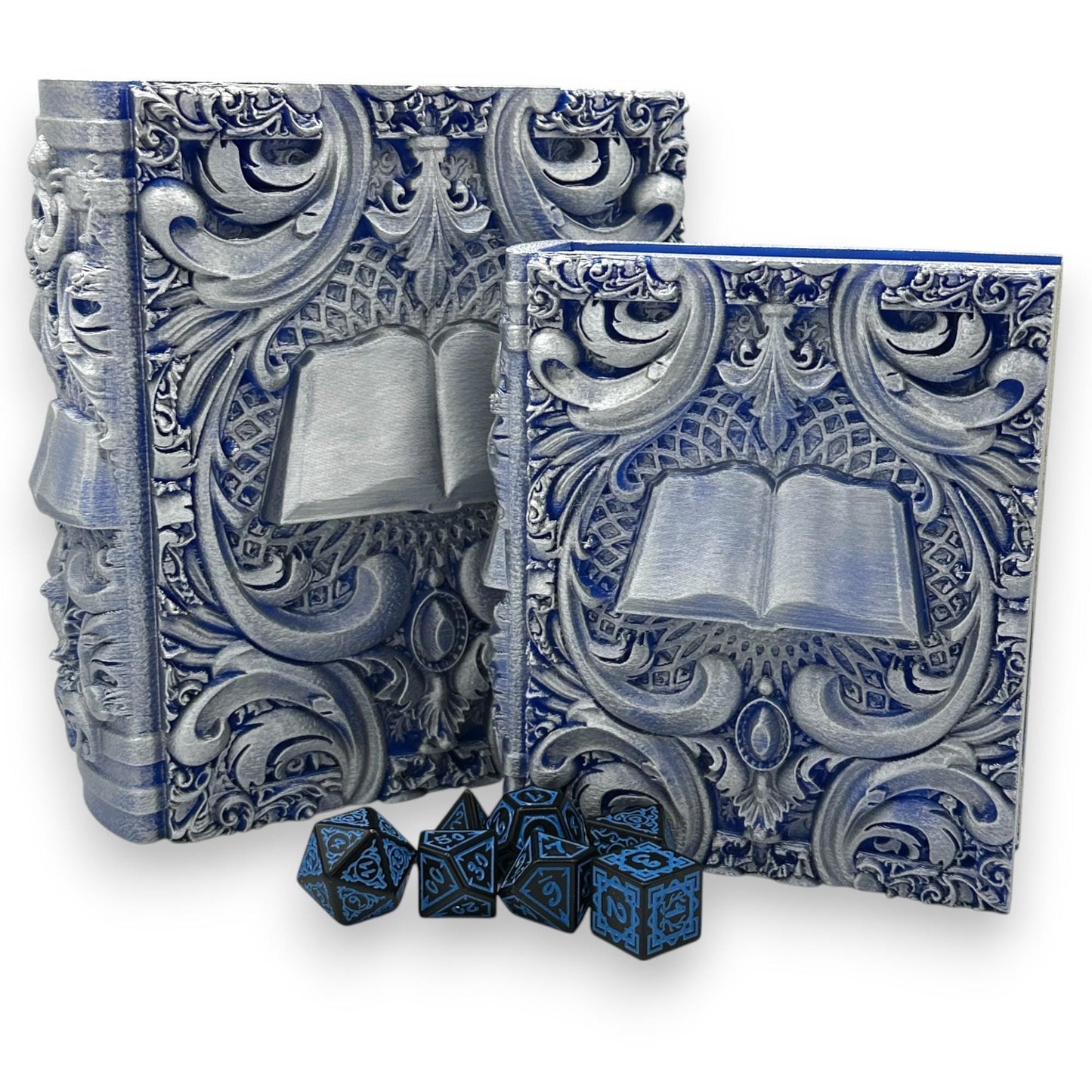Wizard Tome Dice and Card Storage, RPG Rolling Tray