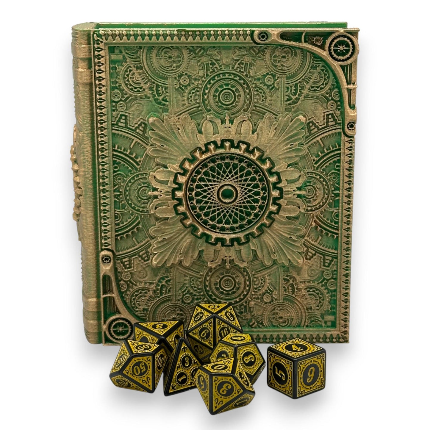 Artificer Tome Card and Dice Storage, RPG Minifigure Organizer