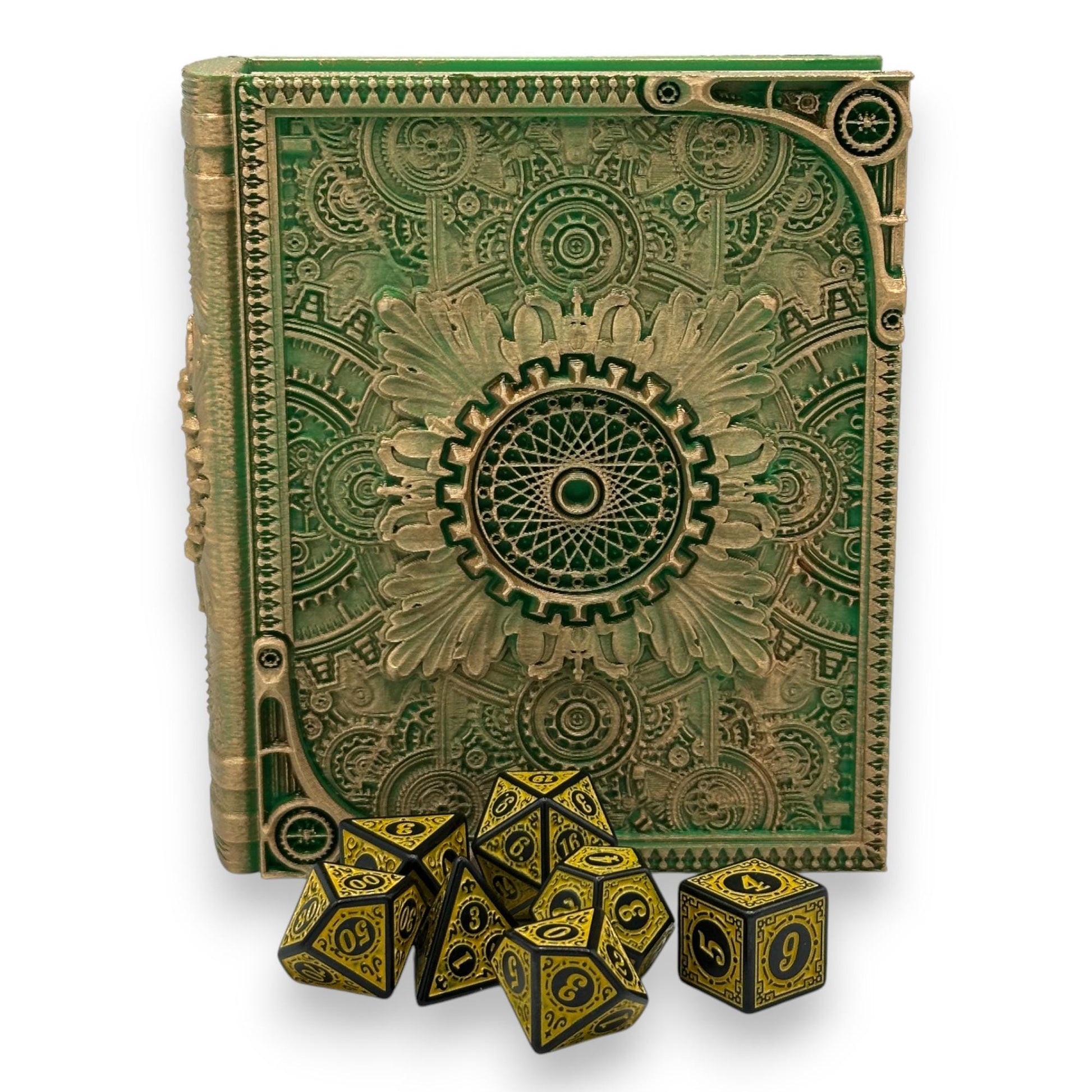 Artificer Tome Card and Dice Storage, RPG Minifigure Organizer