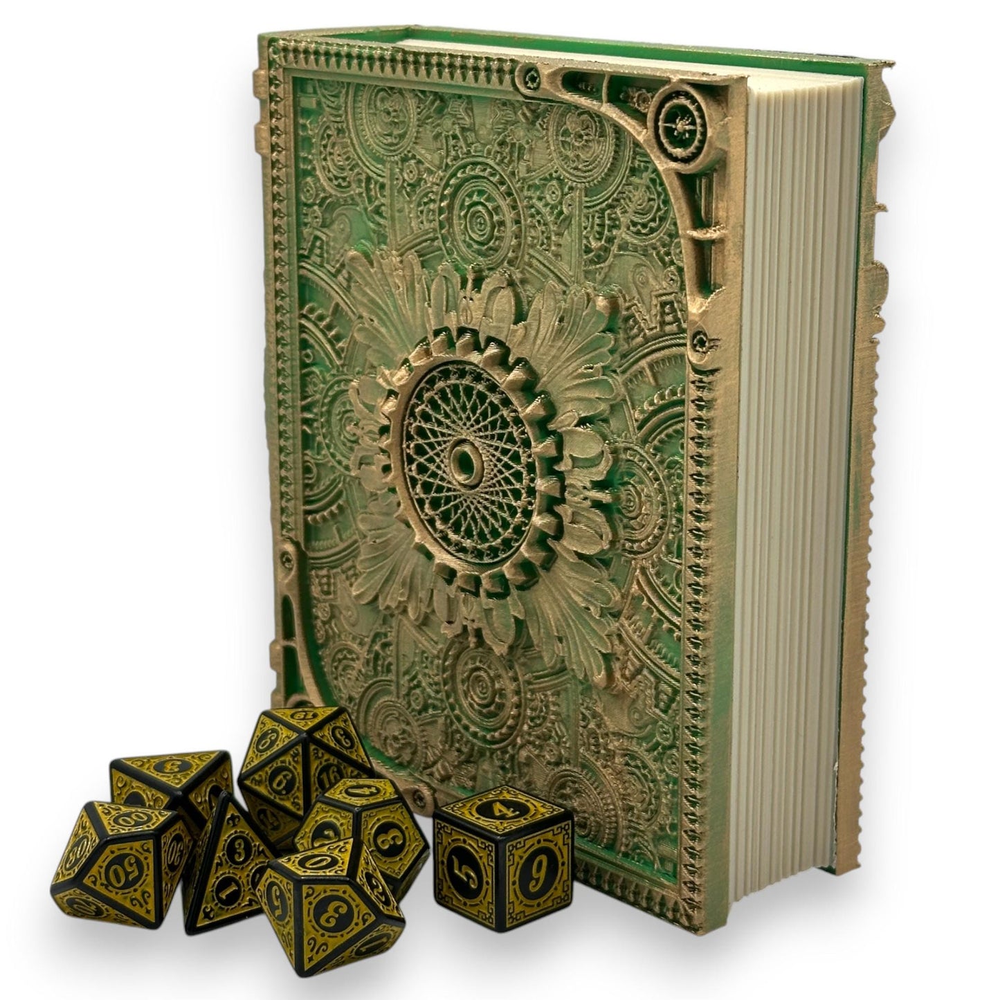 Artificer Tome Card and Dice Storage, RPG Minifigure Organizer