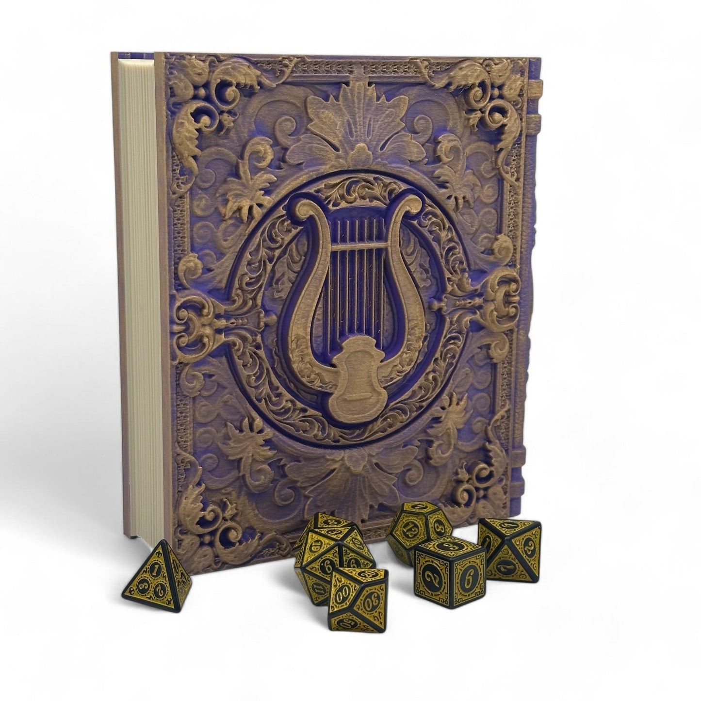 Bard Tome, Dice and Card Storage, D&D, MTG