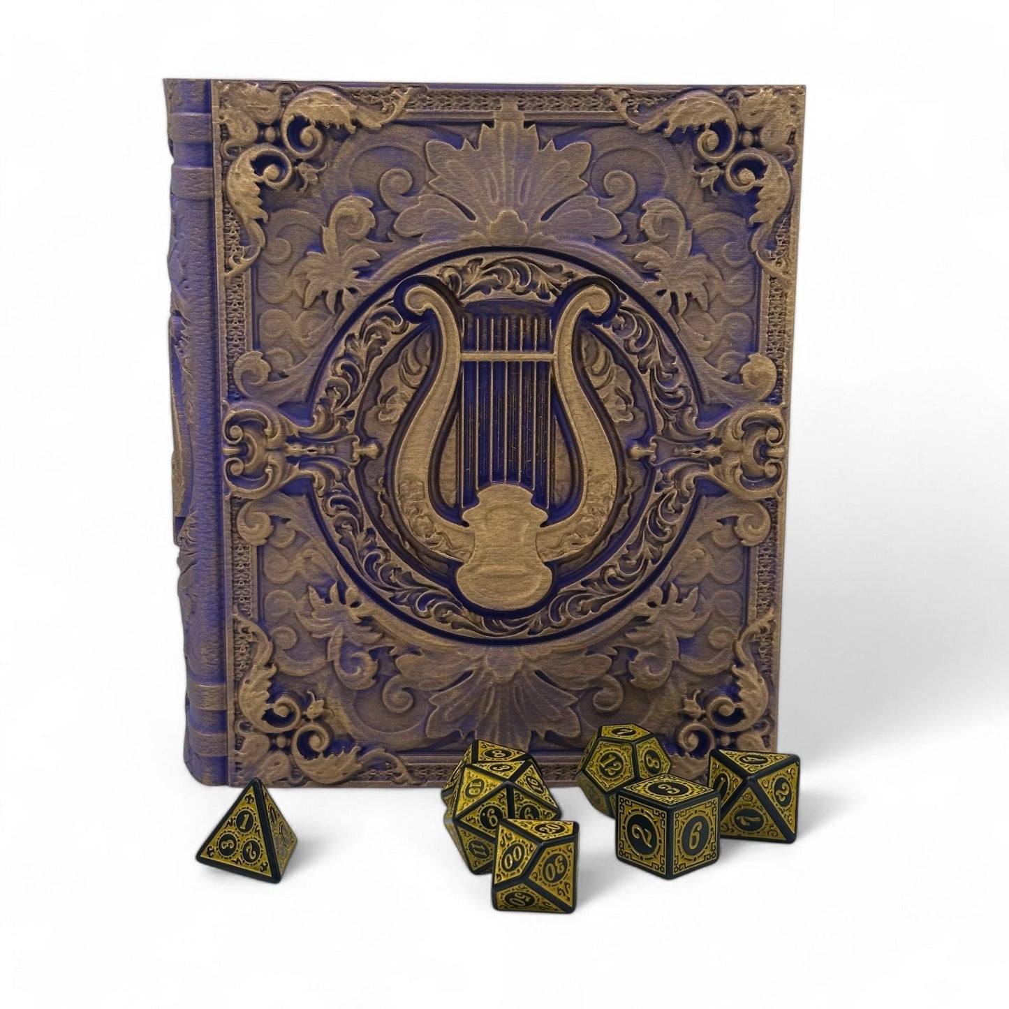 Bard Tome, Dice and Card Storage, D&D, MTG