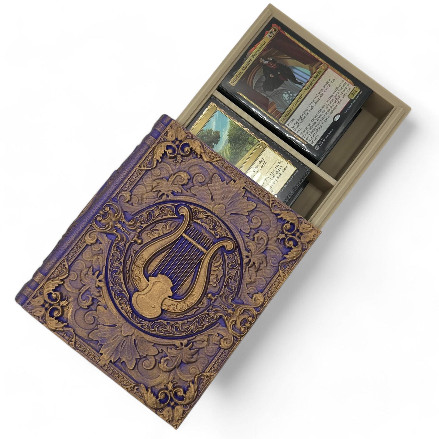 Bard Tome, Dice and Card Storage, D&D, MTG