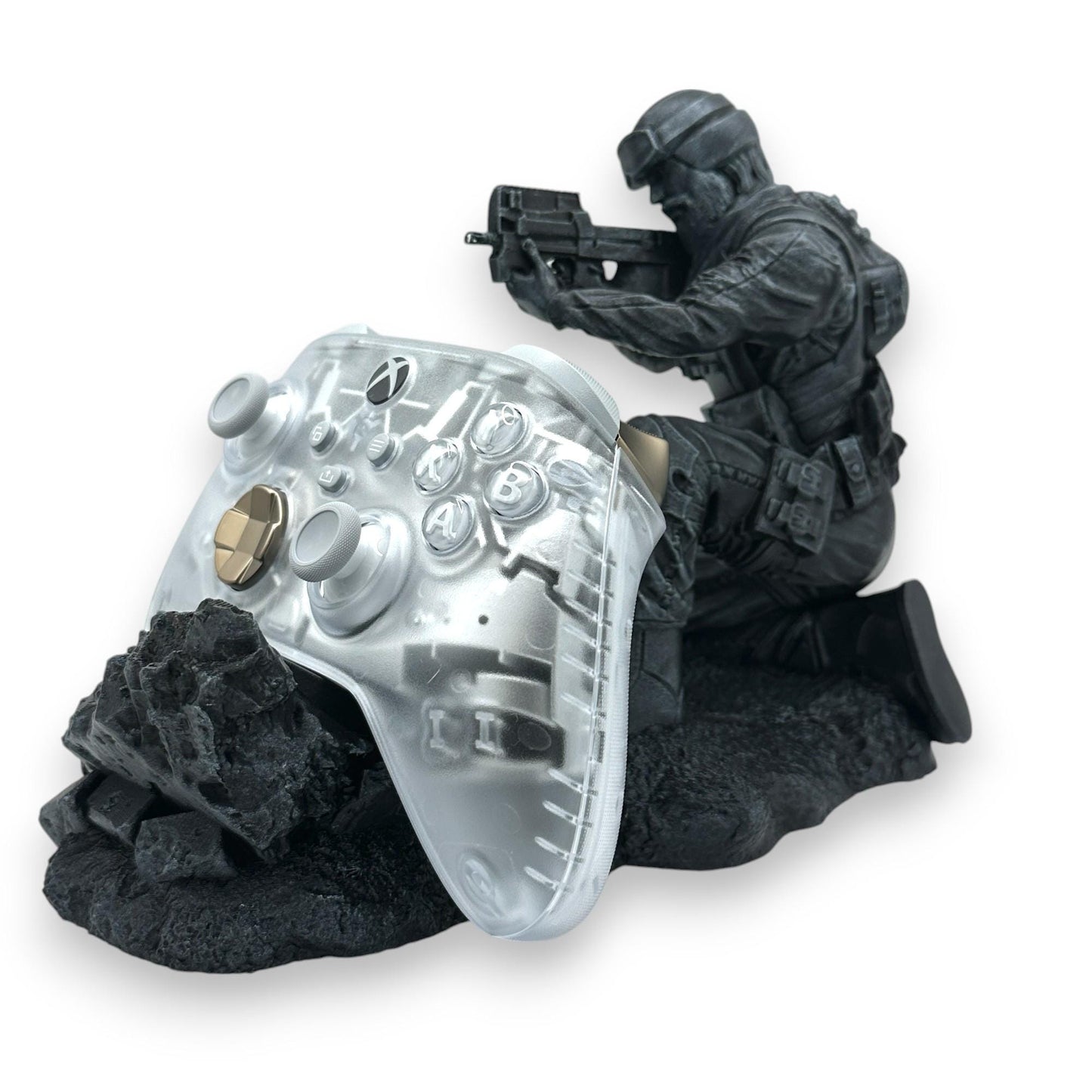 3D Printed Military Soldier Game Controller Stand, Gamer Gift