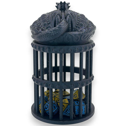 3D Printed Dragon Dice Jail: Tabletop Gaming RPG Gift