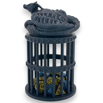 3D Printed Dragon Dice Jail: Tabletop Gaming RPG Gift