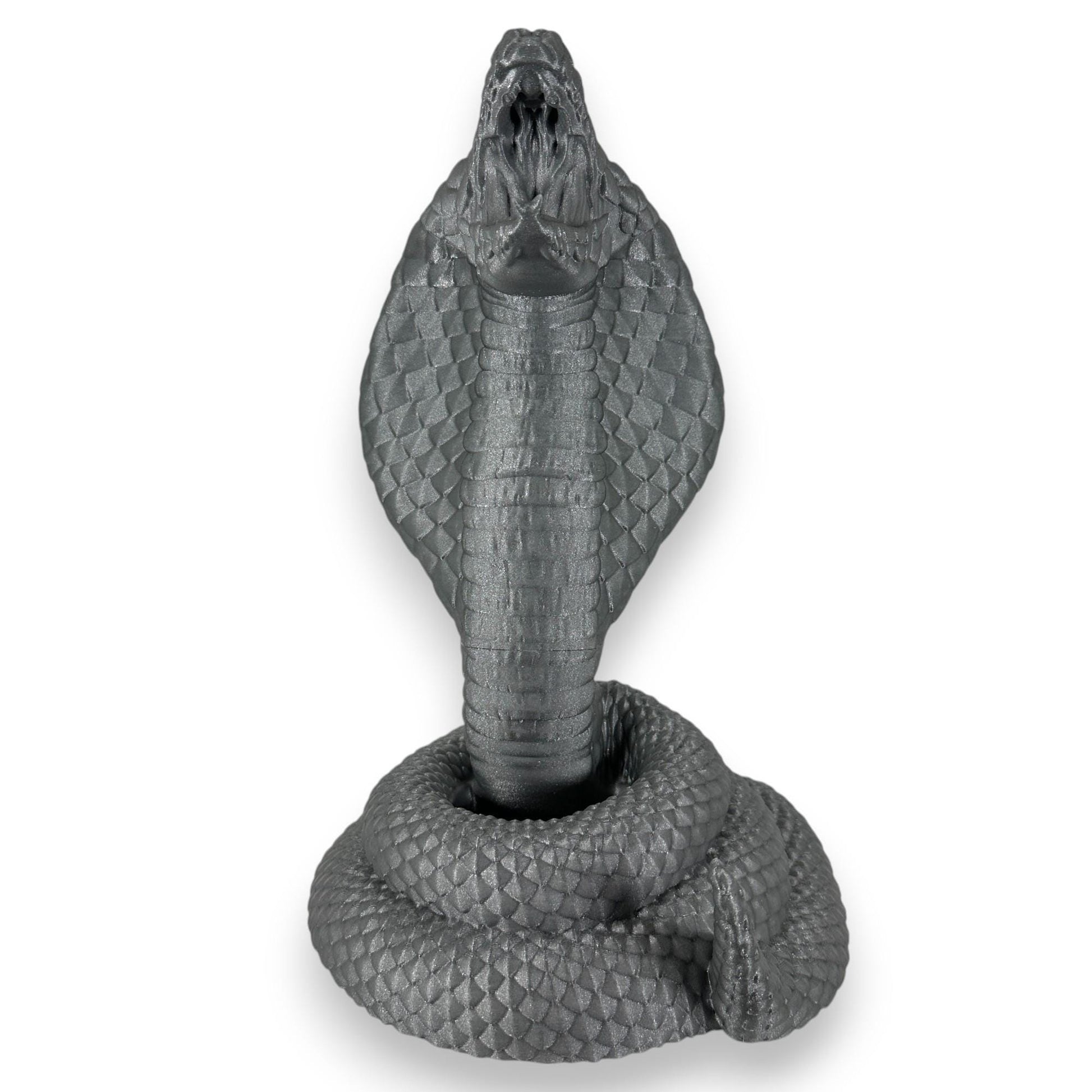 Coiled King Cobra Headphone Stand, Unique Gamer Decor