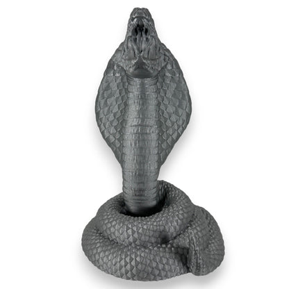 Coiled King Cobra Headphone Stand, Unique Gamer Decor
