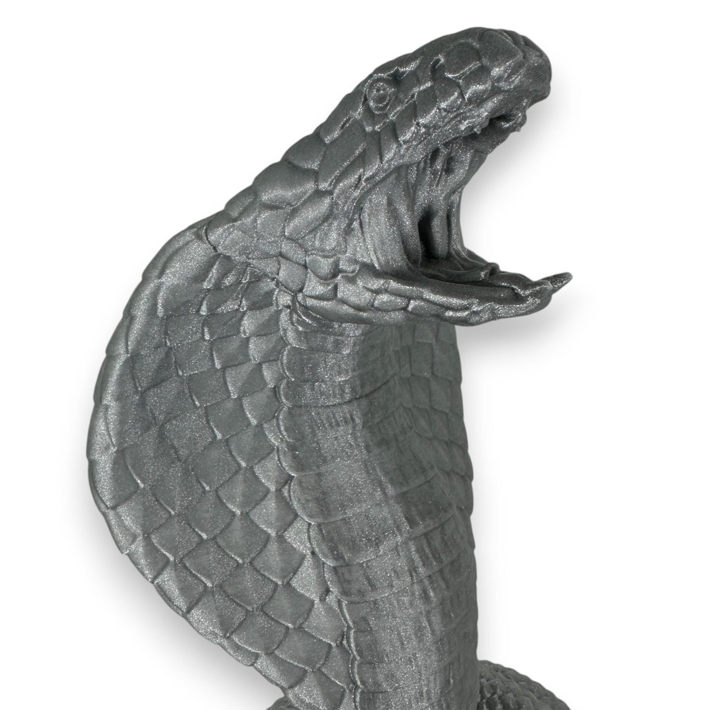Coiled King Cobra Headphone Stand, Unique Gamer Decor