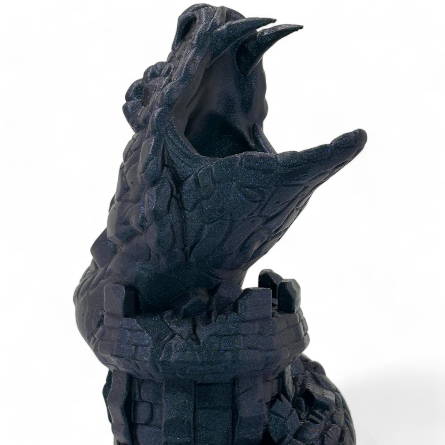 3D Printed Basilisk Dice Tower: Unique RPG Gaming Accessory