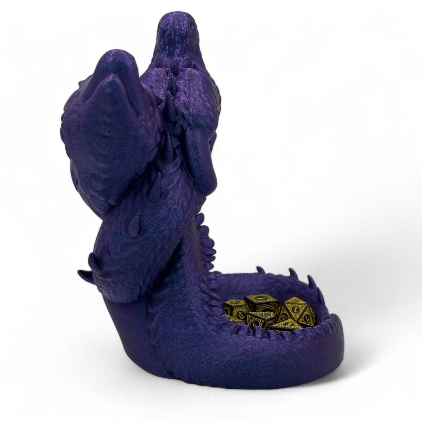 3D Printed Twin Dragon Dice Tower, D&D Gaming Accessory