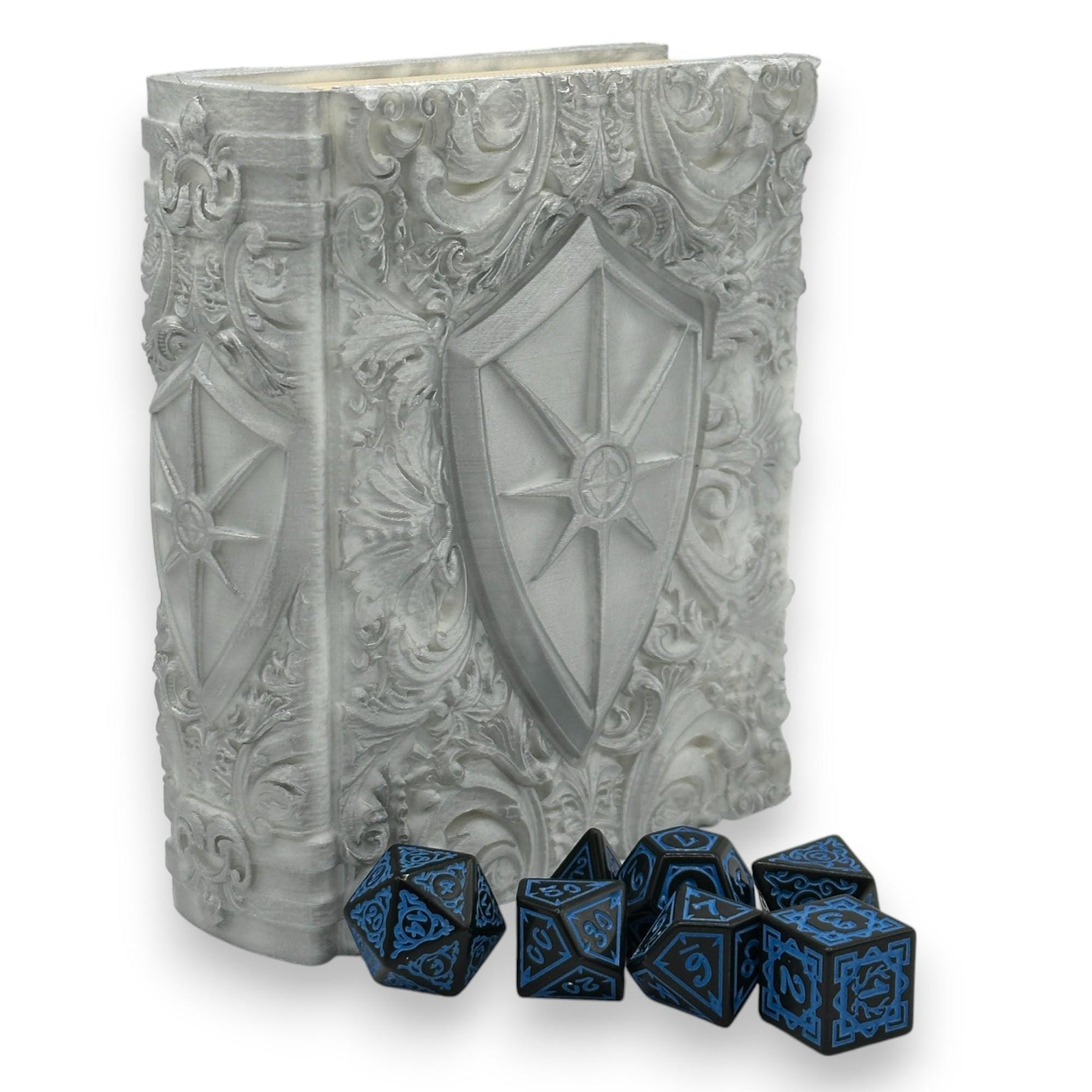 Paladin Tome Dice and Card Storage, RPG Minifigure Organizer