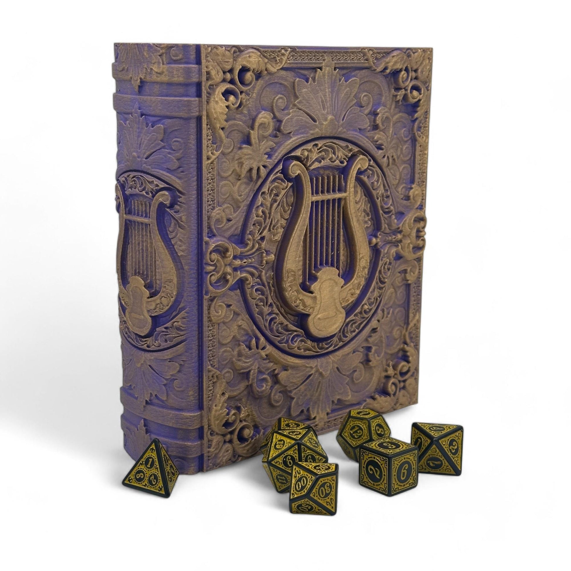 Bard Tome, Dice and Card Storage, D&D, MTG