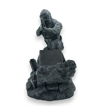 3D Printed Military Soldier Game Controller Stand, Gamer Gift