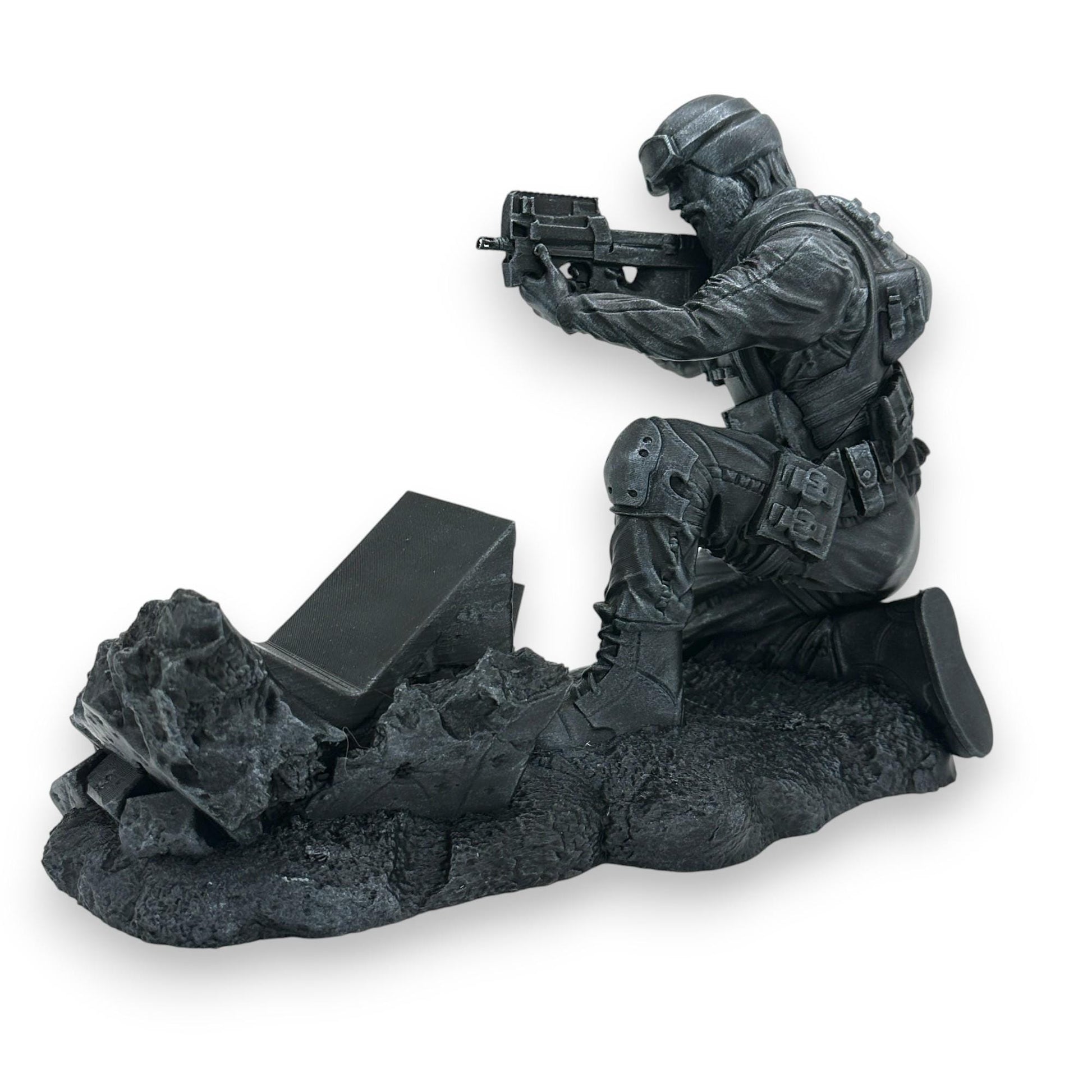 3D Printed Military Soldier Game Controller Stand, Gamer Gift