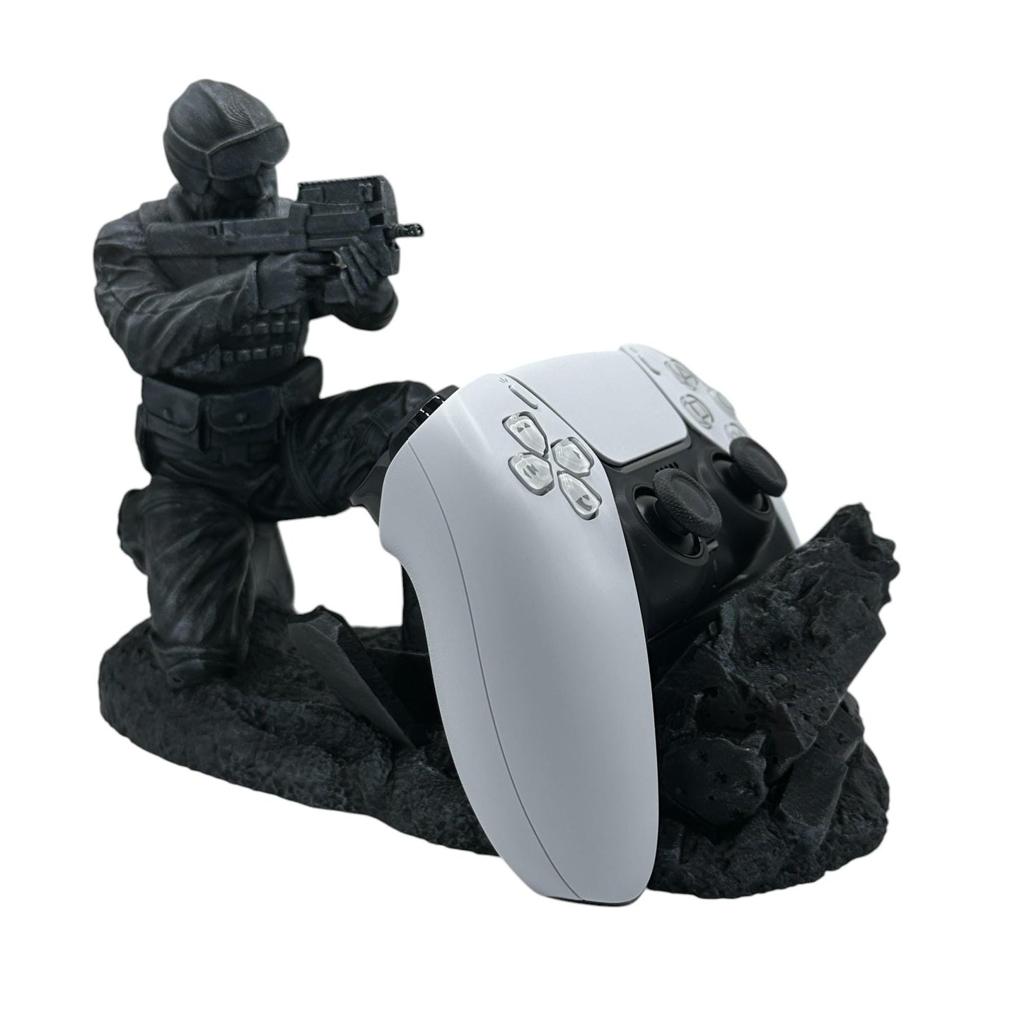 3D Printed Military Soldier Game Controller Stand, Gamer Gift