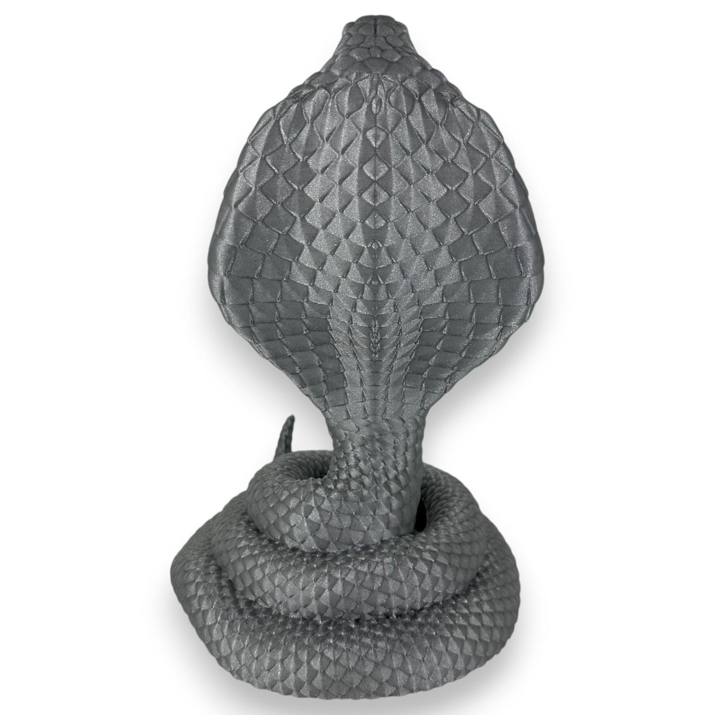 Coiled King Cobra Headphone Stand, Unique Gamer Decor