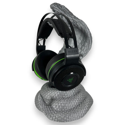Coiled King Cobra Headphone Stand, Unique Gamer Decor