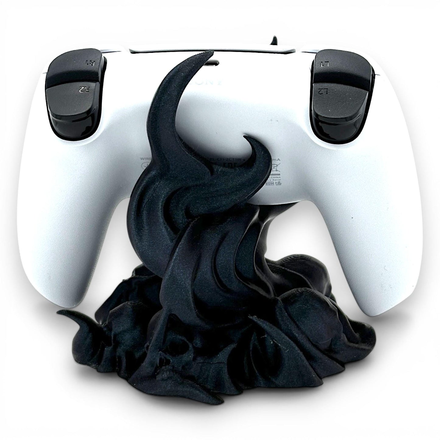 Casters Grip Single Controller Holder – Gothic Flame 3D Printed Gaming Stand