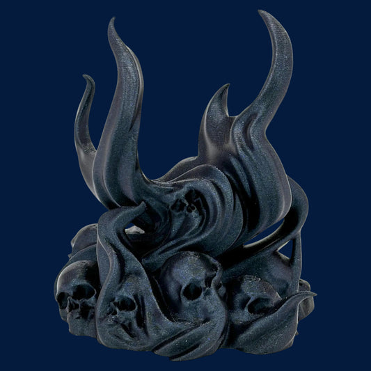 Casters Grip Single Controller Holder – Gothic Flame 3D Printed Gaming Stand