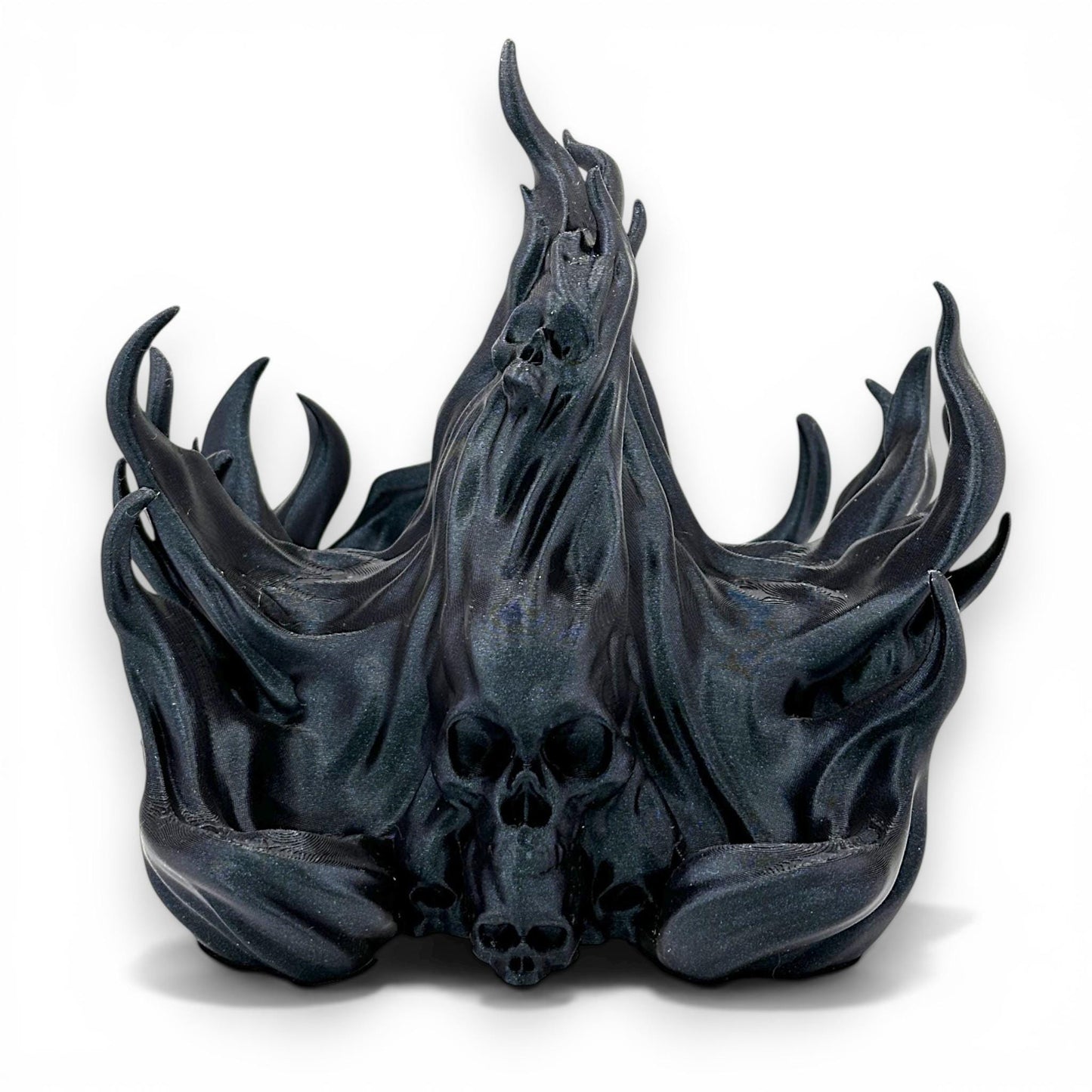 Twin Arcane Dual Controller Holder – Gothic Flame 3D Printed Gaming Stand