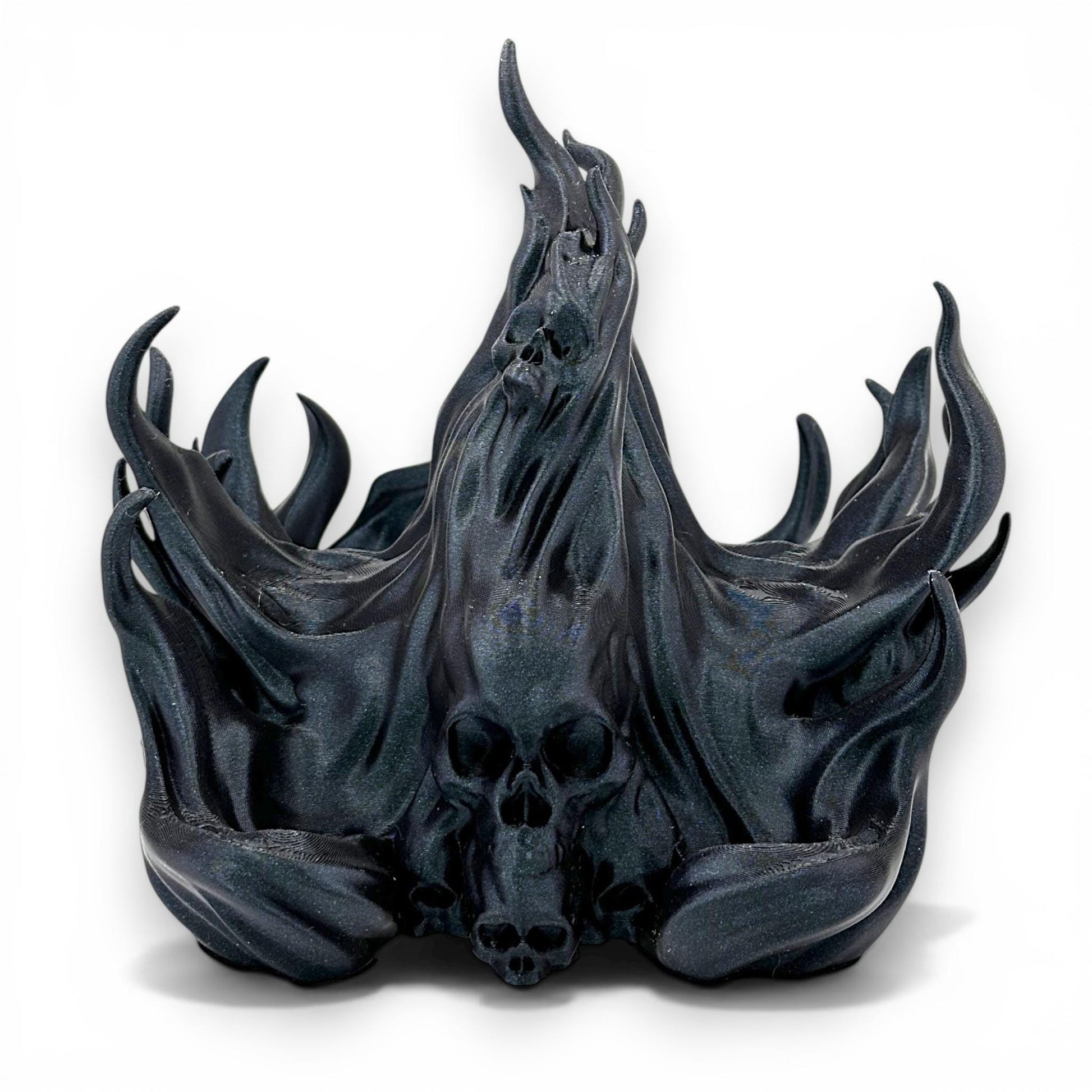 Twin Arcane Dual Controller Holder – Gothic Flame 3D Printed Gaming Stand