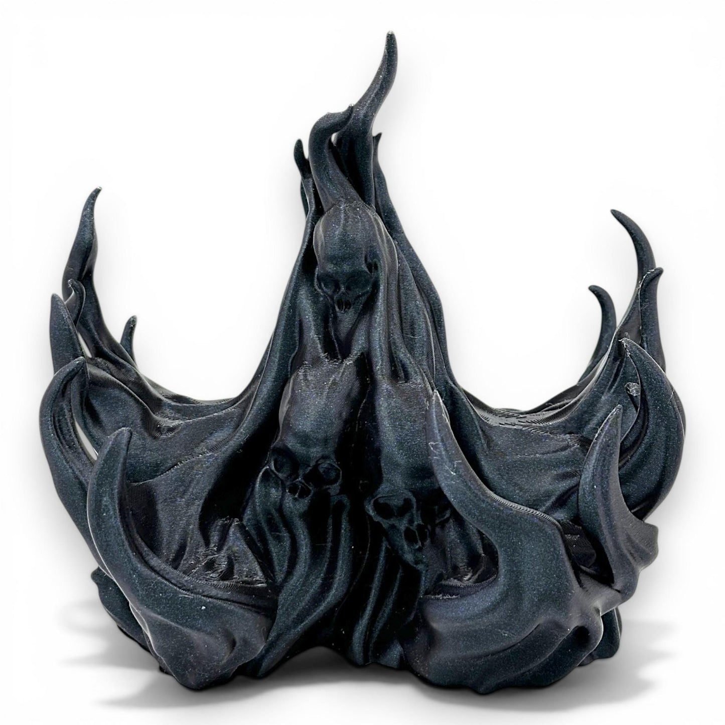 Twin Arcane Dual Controller Holder – Gothic Flame 3D Printed Gaming Stand