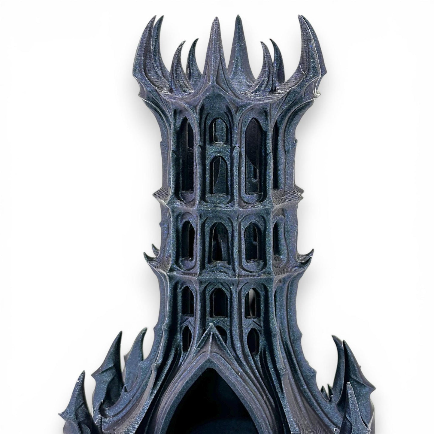 Obsidian Citadel Dice Tower: Gothic RPG Gaming Accessory, Tabletop DnD Roller