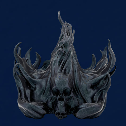 Twin Arcane Dual Controller Holder – Gothic Flame 3D Printed Gaming Stand
