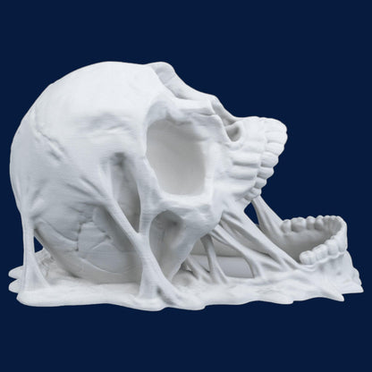 Doom Skull Dice Tower, Dark Fantasy RPG Accessory, 3D Printed Tabletop Roller
