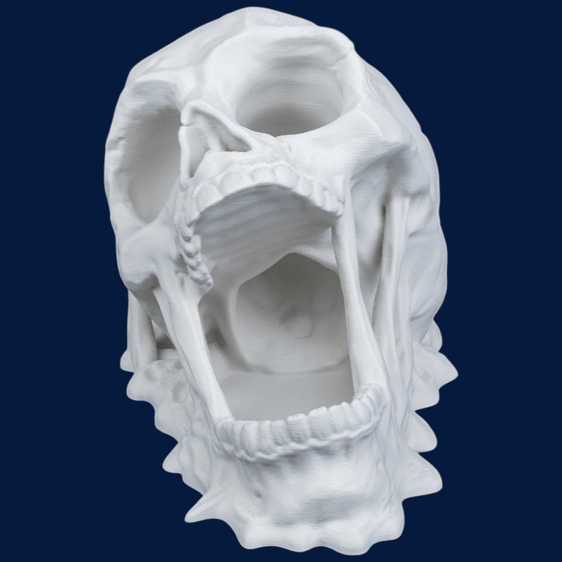 Doom Skull Dice Tower, Dark Fantasy RPG Accessory, 3D Printed Tabletop Roller