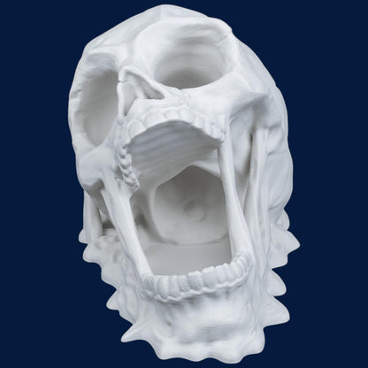 Doom Skull Dice Tower, Dark Fantasy RPG Accessory, 3D Printed Tabletop Roller