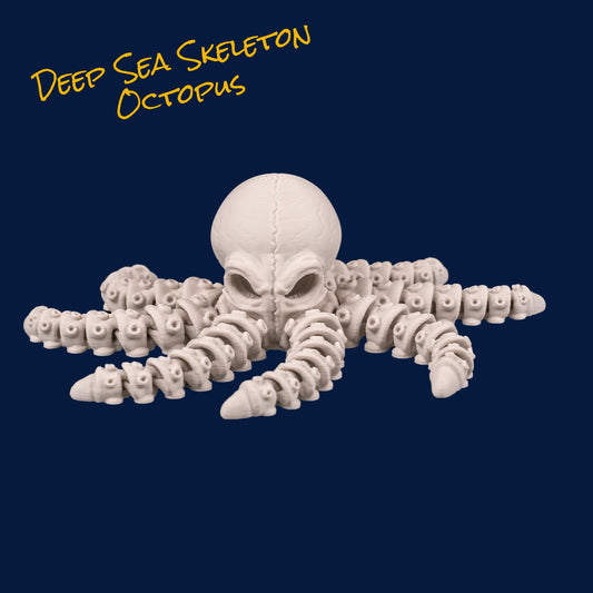 3D Printed Flexi Deep Sea Skeletons – Articulated Critter Collection