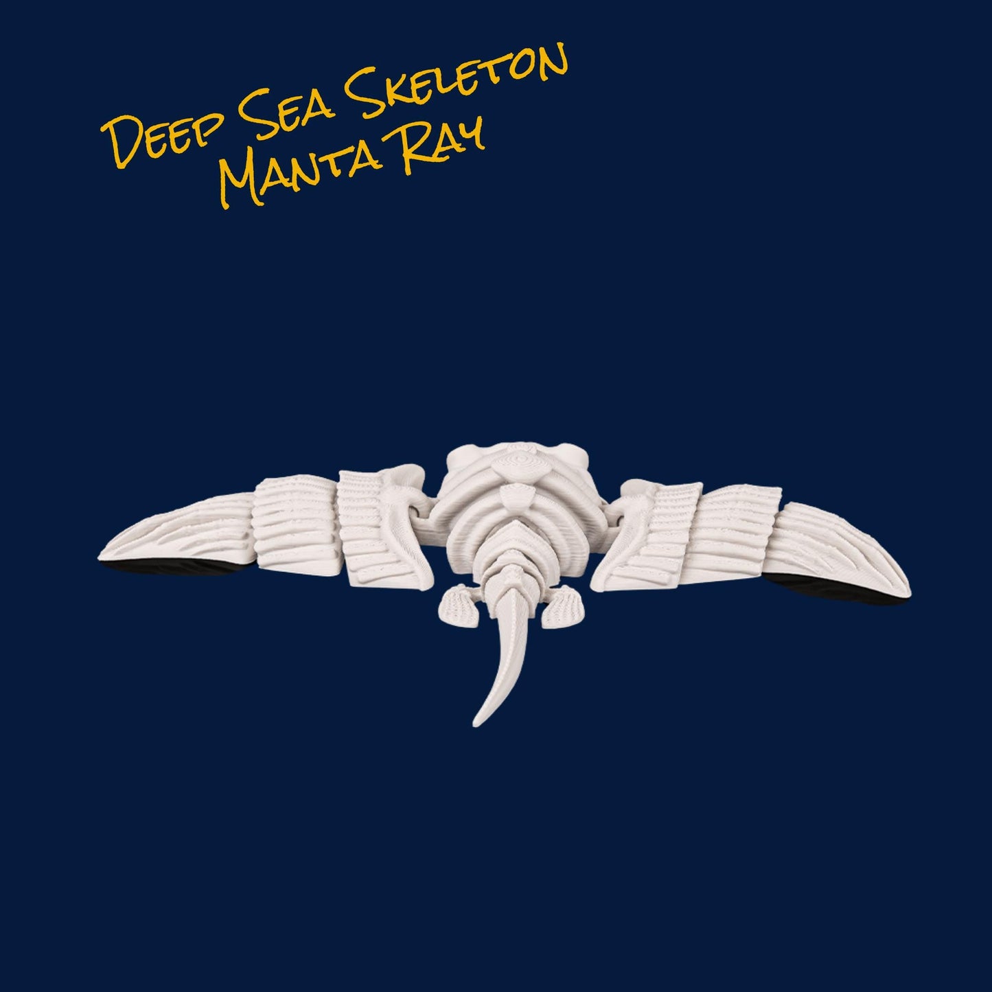 3D Printed Flexi Deep Sea Skeletons – Articulated Critter Collection