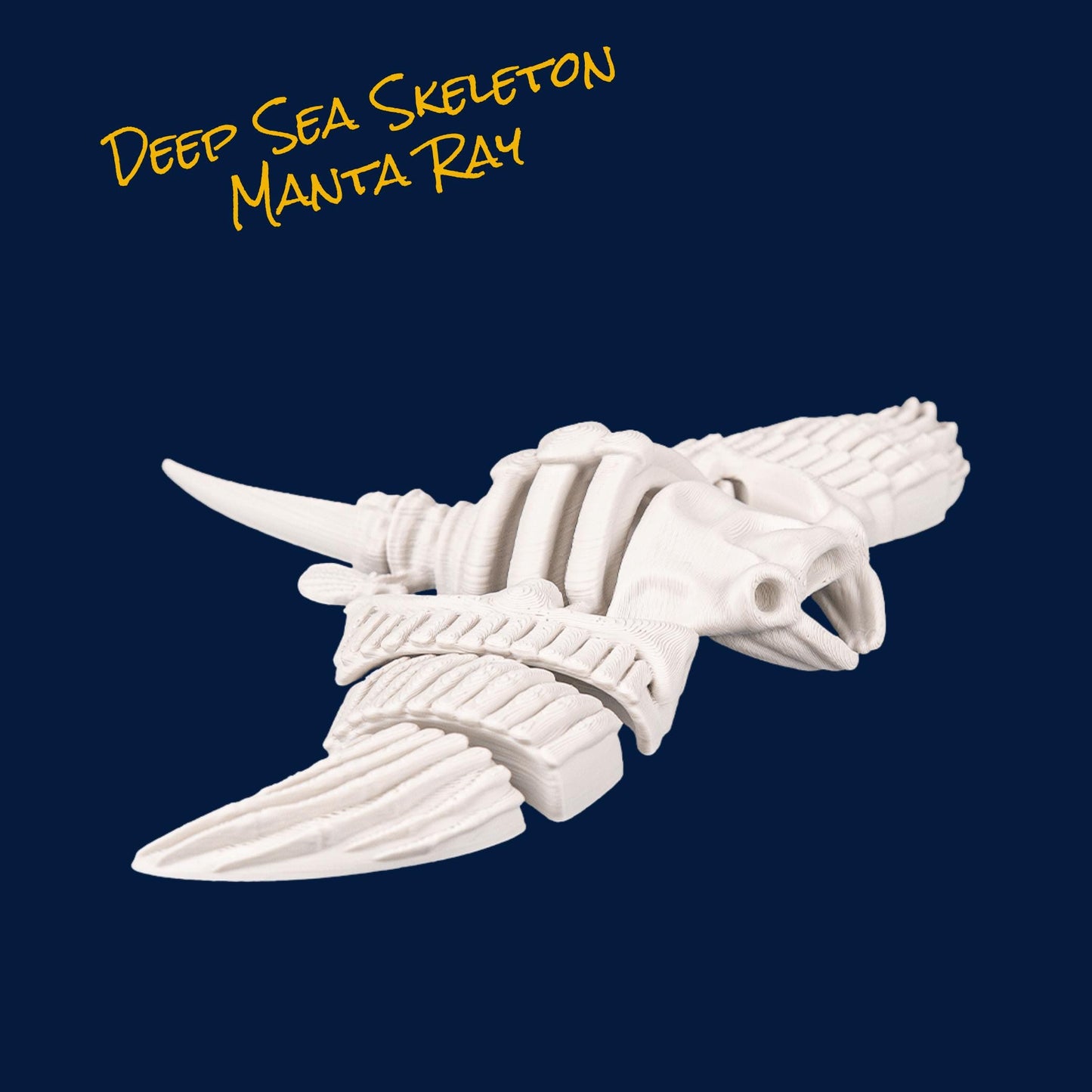 3D Printed Flexi Deep Sea Skeletons – Articulated Critter Collection