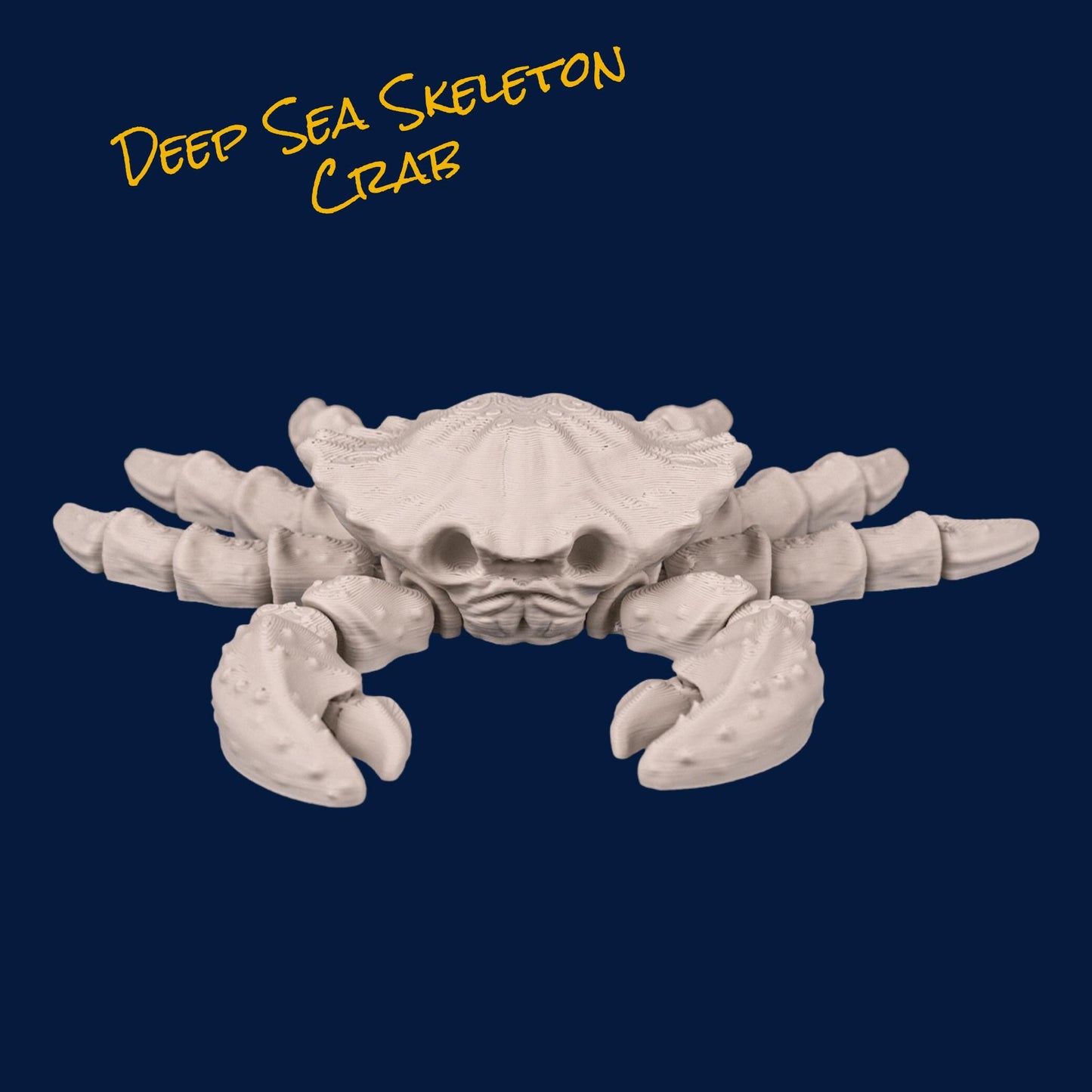 3D Printed Flexi Deep Sea Skeletons – Articulated Critter Collection