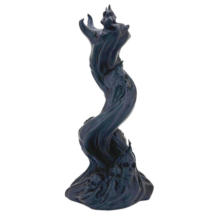 Skullflame Headphone Holder – Gothic Flame 3D Printed Headset Stand