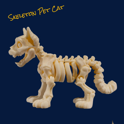 3D Printed Flexi Skeleton Pets – Articulated Critter Collection
