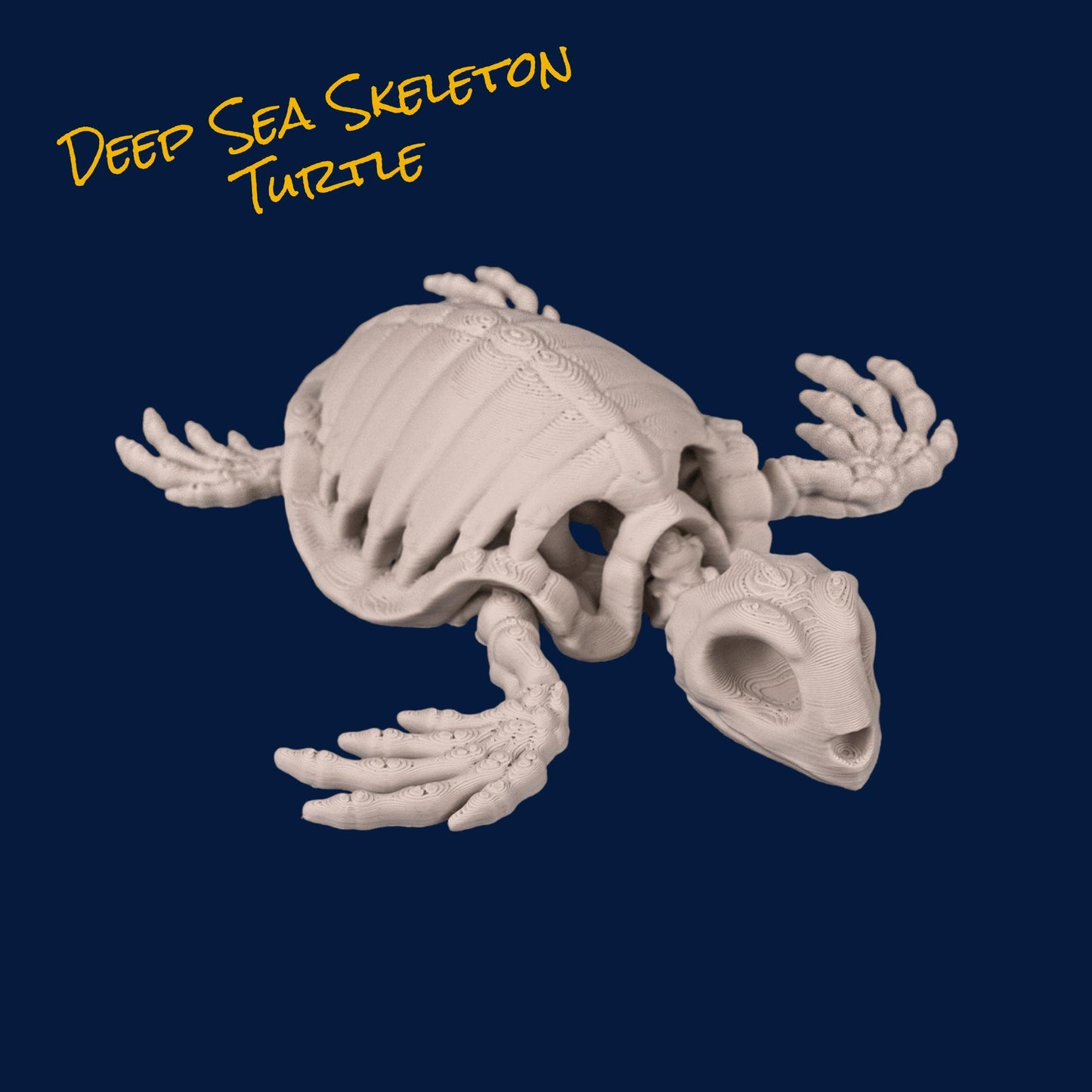 3D Printed Flexi Deep Sea Skeletons – Articulated Critter Collection
