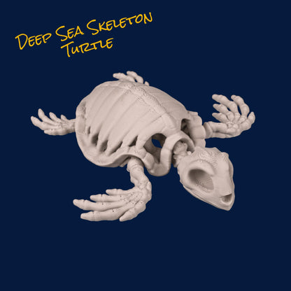 3D Printed Flexi Deep Sea Skeletons – Articulated Critter Collection