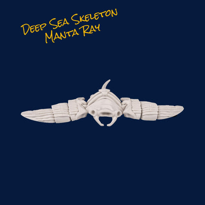 3D Printed Flexi Deep Sea Skeletons – Articulated Critter Collection