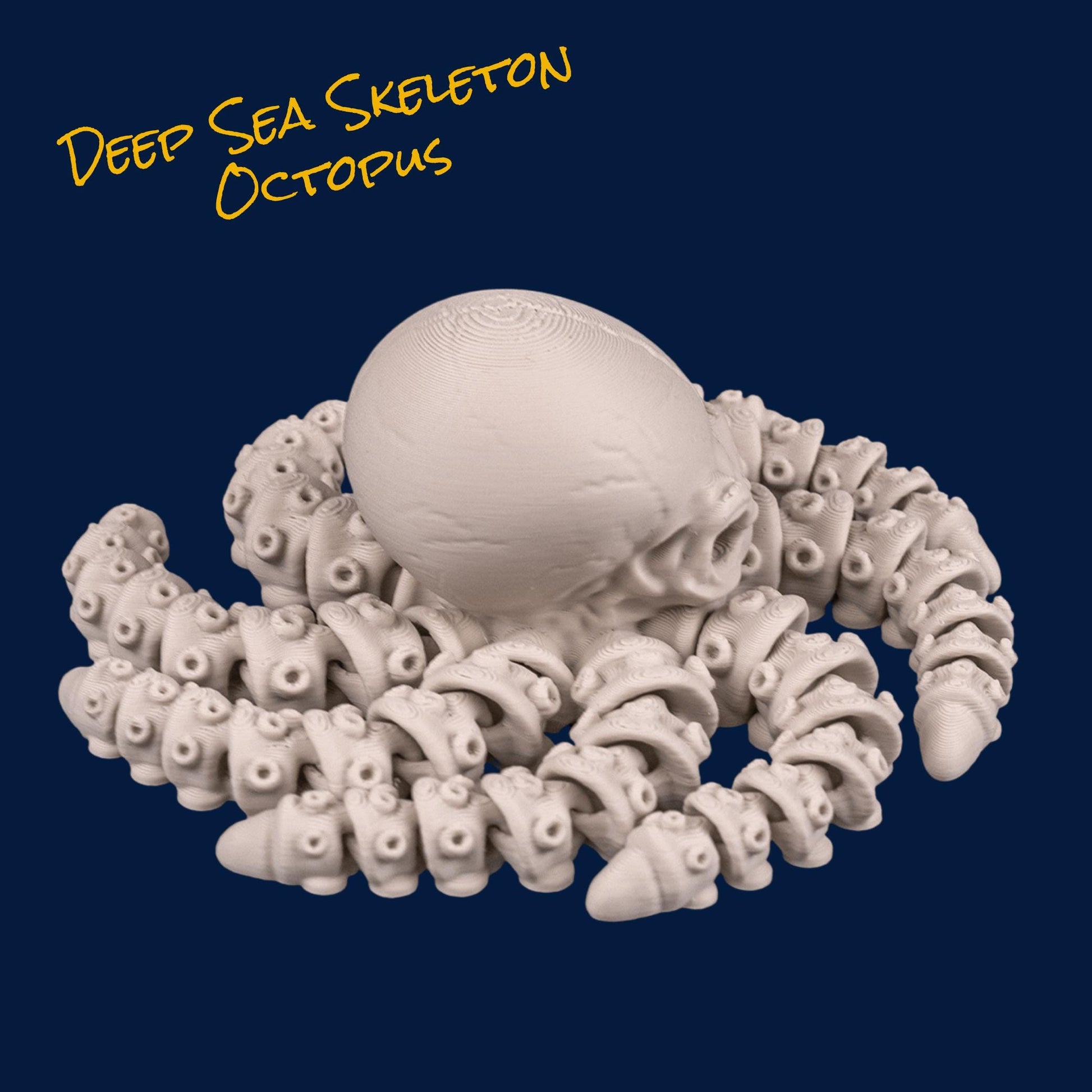 3D Printed Flexi Deep Sea Skeletons – Articulated Critter Collection